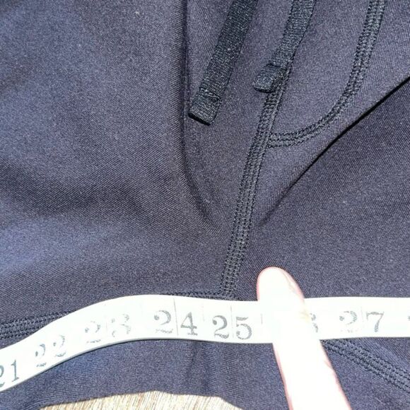 Alo Tapered Leg Leggings Womens XS Pull-On Drawstring Activewear Workout Black - Picture 4 of 5